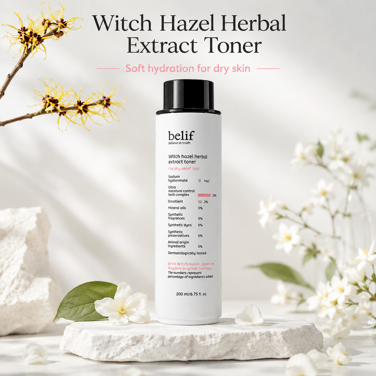 Belif Witch Hazel Herbal Extract Toner 200ml product image 4
