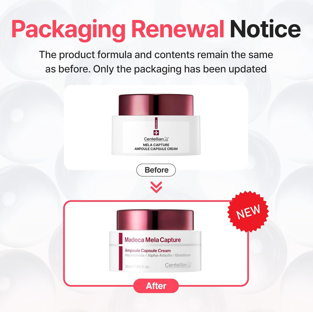 Centellian24 Madeca Mela Capture Ampoule Capsule Cream 55ml — product detail image 2