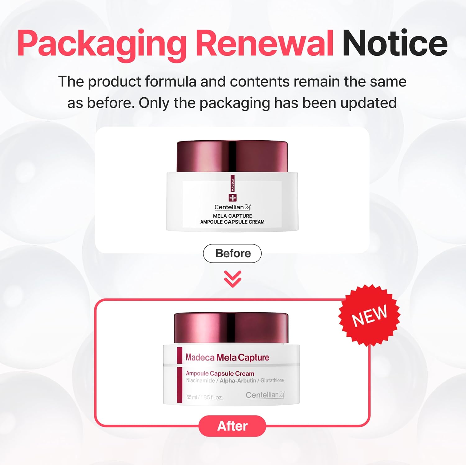 Centellian24 Madeca Mela Capture Ampoule Capsule Cream 55ml — product detail image 2