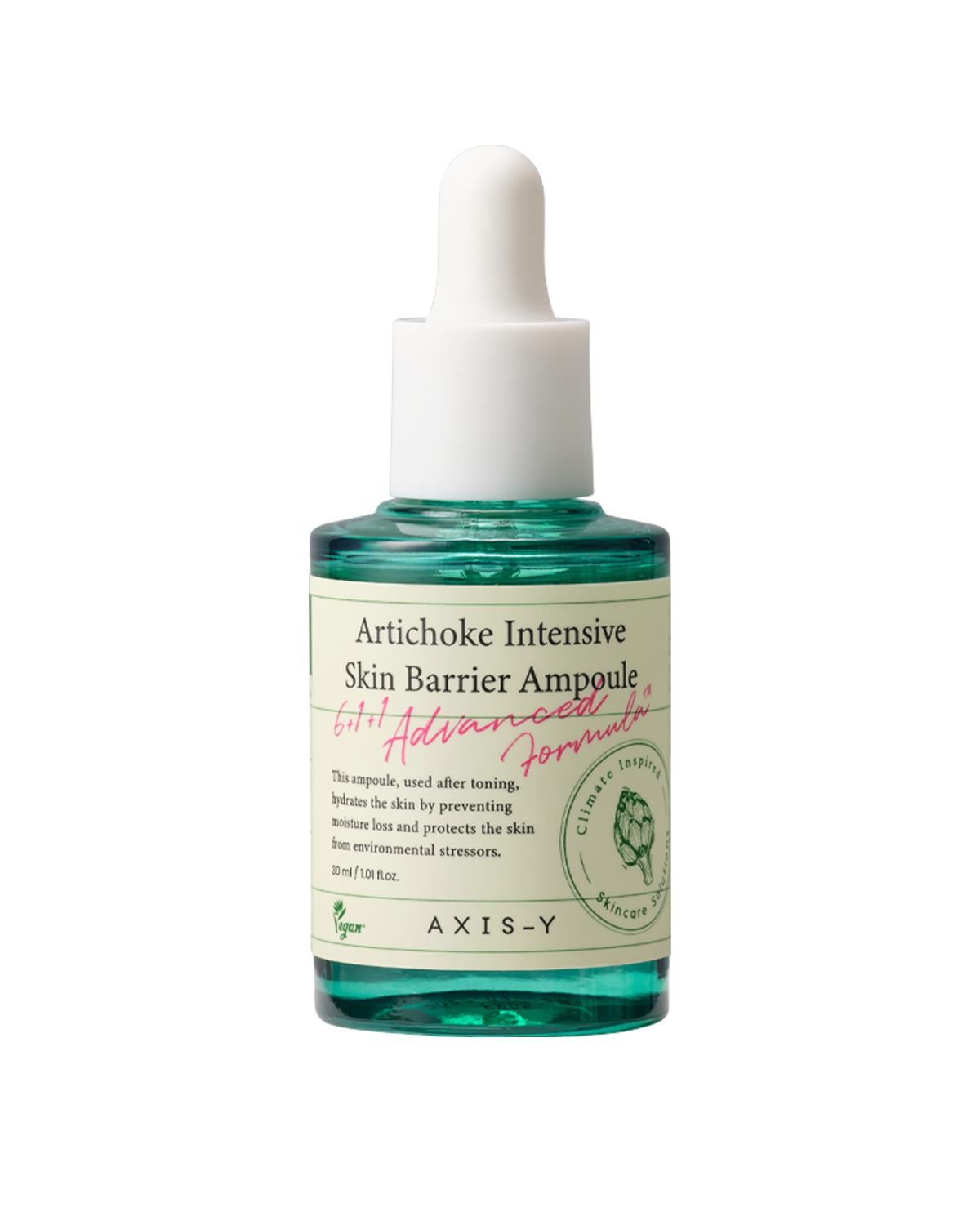 AXIS-Y Artichoke Intensive Skin Barrier Ampoule 30ml product packaging