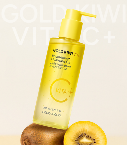 HolikaHolika Gold Kiwi Vita C Plus Brightening Cleansing Oil 200ml product image 6