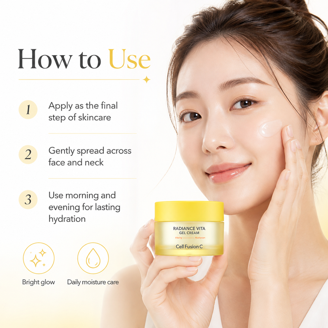CellFusionC Radiance Vita Gel Cream 55ml — product detail image 2