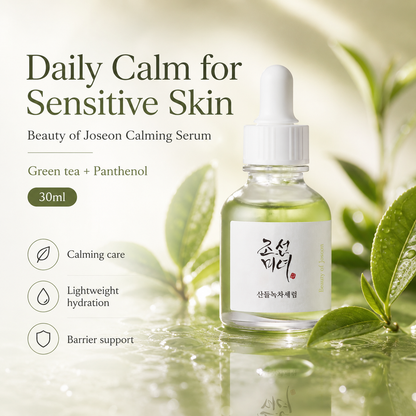 Beauty of Joseon Calming Serum Green Tea + Panthenol routine