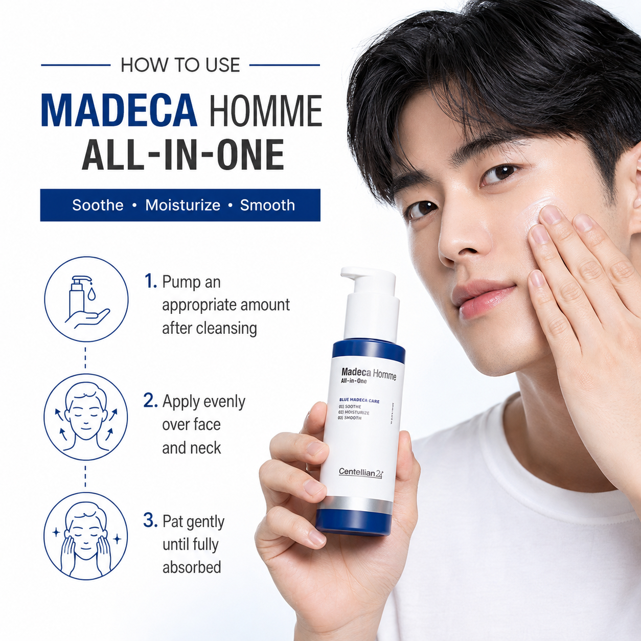 Centellian24 Madeca Homme ALL IN ONE 125ml — product detail image 4