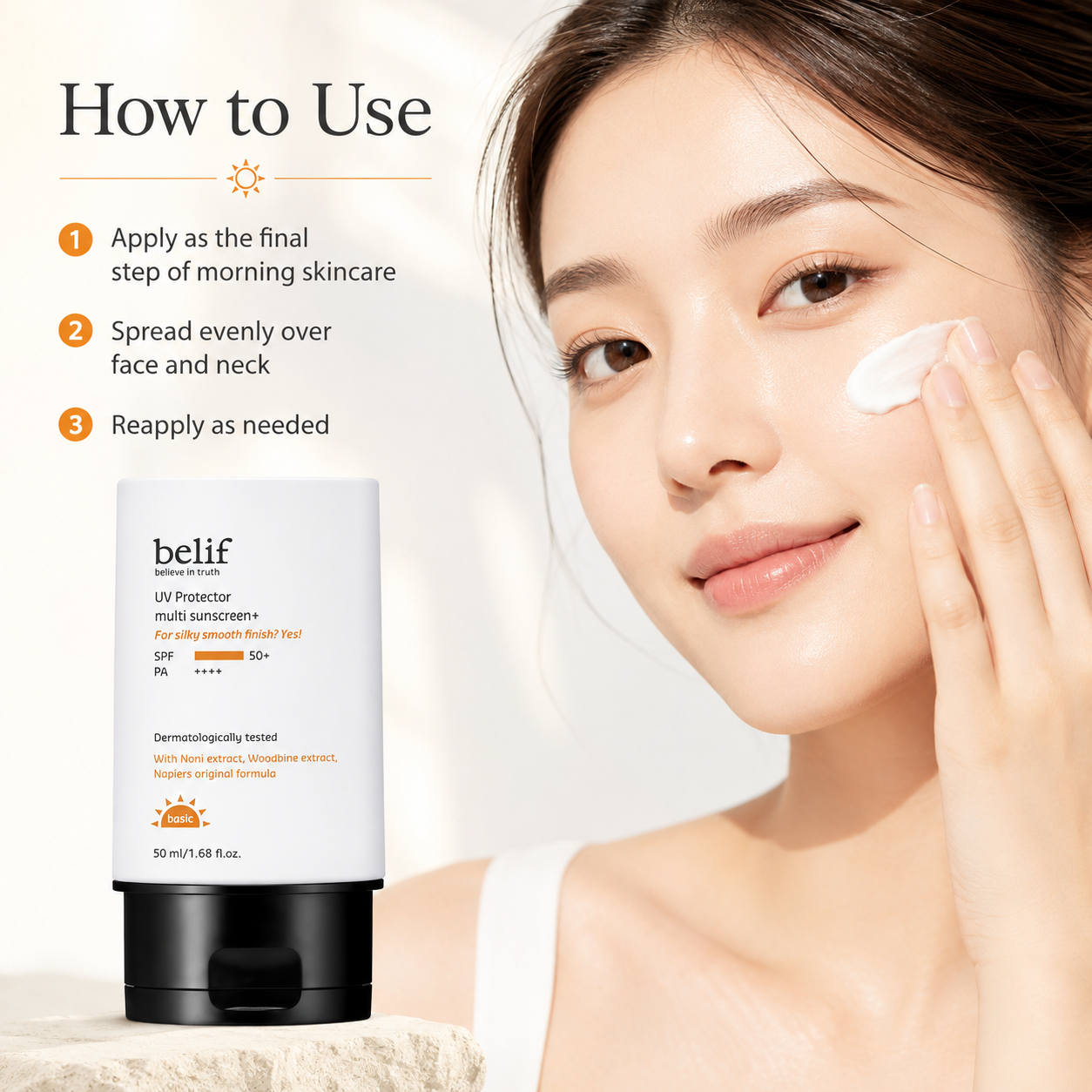 Belif UV Protector Multi Sunscreen+ 50ml product image 2