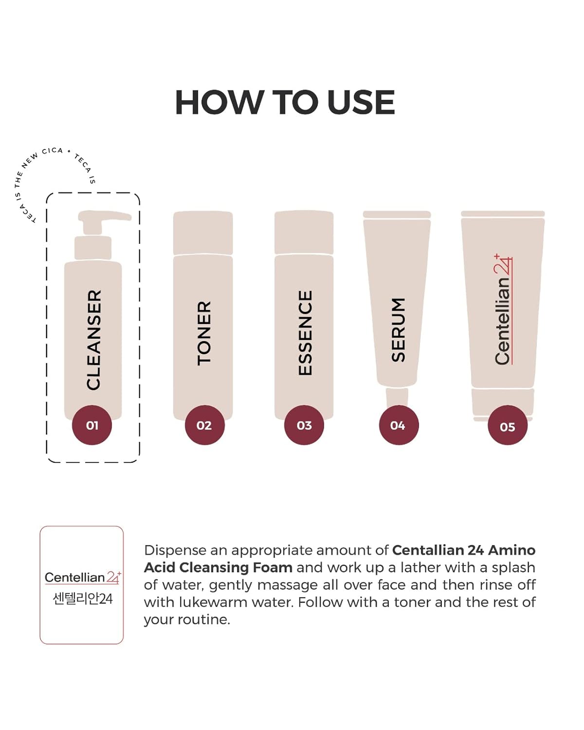 Centellian24 Madeca Cleansing Foam 160g - — product detail image 6