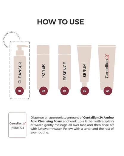 Centellian24 Madeca Cleansing Foam 160g - — product detail image 6