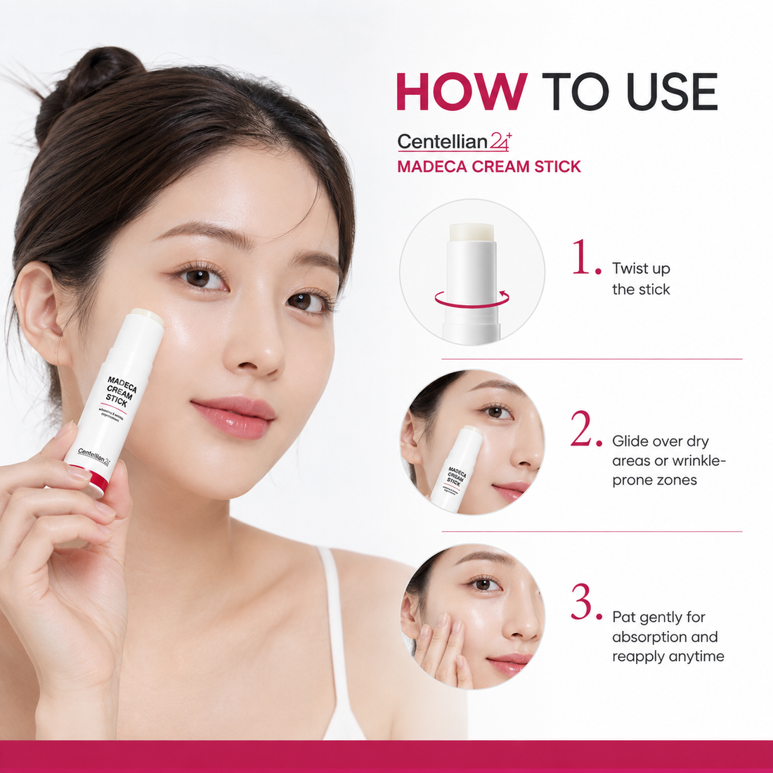 Centellian24 Madeca Cream Stick 10g — product detail image 2