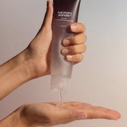 haruharuwonder Black Rice Triple AHA Gentle Cleansing Gel Unscented 100ml product image 7
