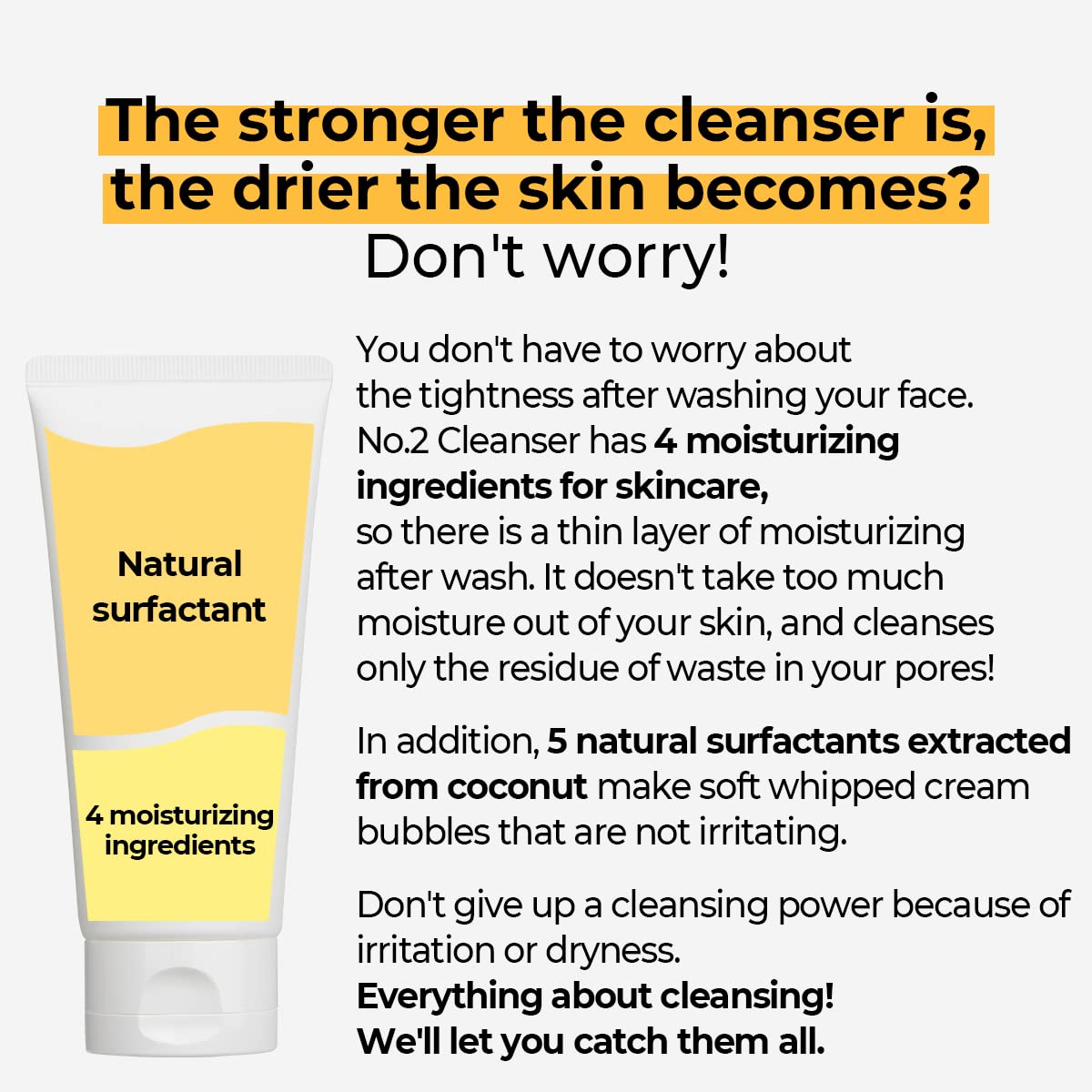 Numbuzin No. 2 Deep Clean Fresh Cream Cleanser 120ml — official product image 7