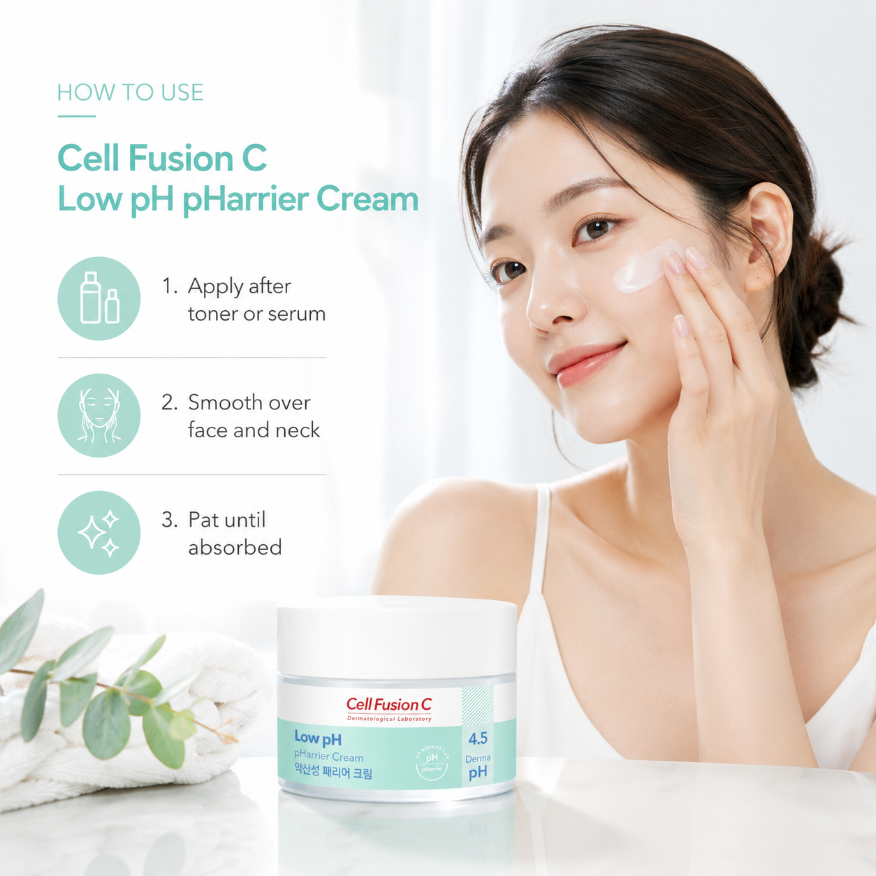 CellFusionC Low pH pHarrier Cream - 55ml — product detail image 2