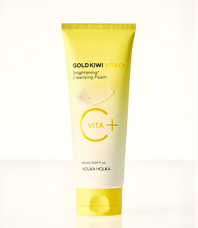 HolikaHolika Gold Kiwi Vita C Plus Brightening Cleansing Foam 150ml product image 5