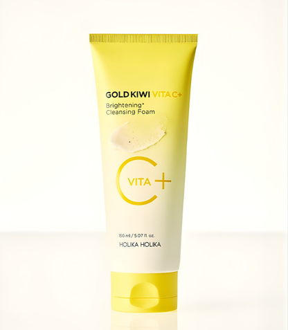 HolikaHolika Gold Kiwi Vita C Plus Brightening Cleansing Foam 150ml product image 5