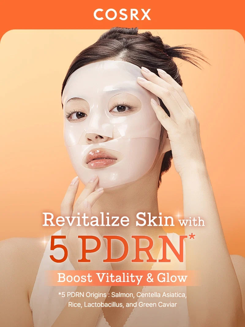 Cosrx 5 PDRN Hyaluronic Acid Vital Hydrating Hydrogel Mask 3ea official COSRX source image 1