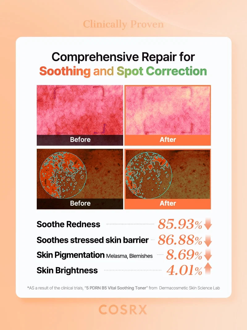 COSRX 5 PDRN B5 Vital Soothing Toner 280ml — product detail image 8