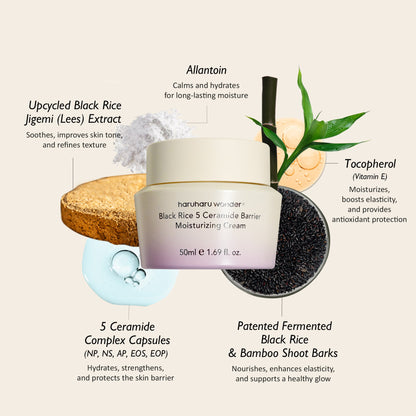 haruharuwonder Black Rice 5 Ceramide Barrier Moisturizing Cream 50ml product image 5