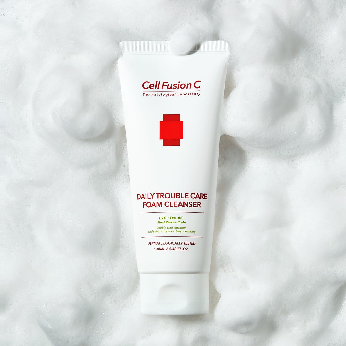 CellFusionC TRE.AC Daily Trouble Care Foam Cleanser - 130ml — product detail image 7