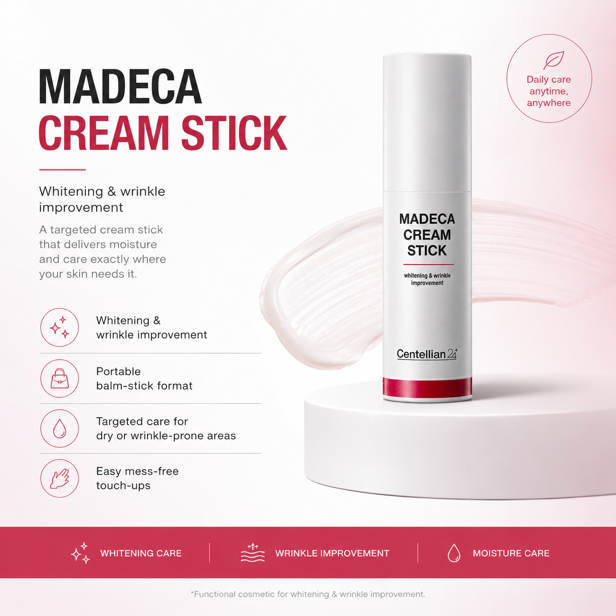 Centellian24 Madeca Cream Stick 10g — product detail image 3