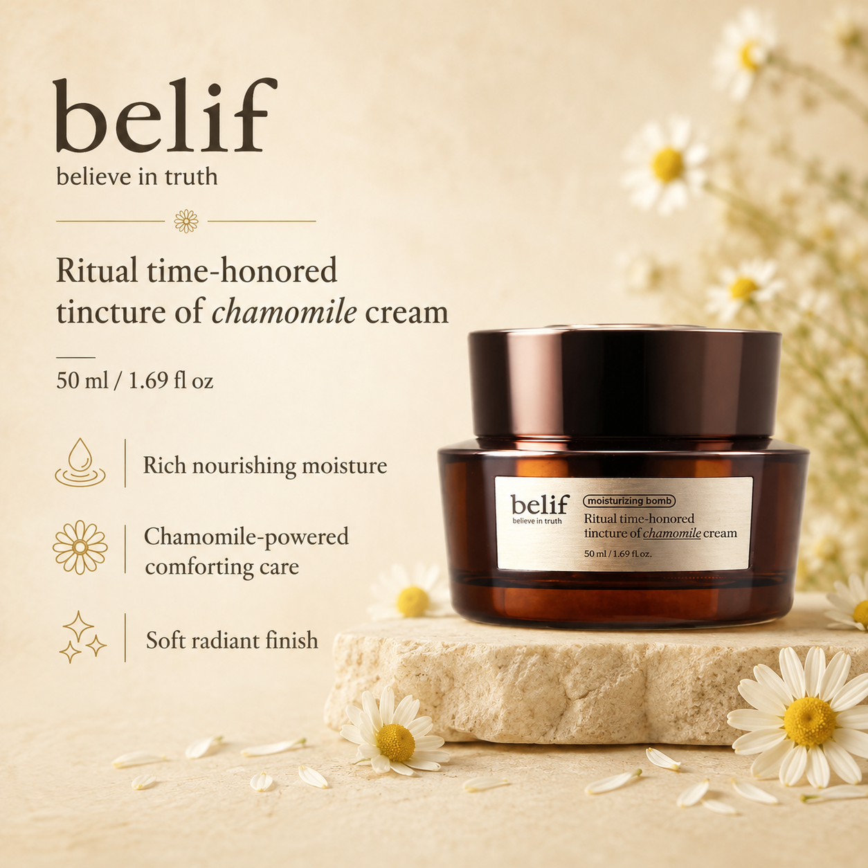 Belif Ritual Time-Honored Tincture of Chamomile Cream 50ml product image 5