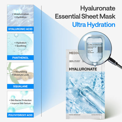 Mediheal Hyaluronate Essential Mask Sheet Ultra Hydration 10ea product image 7