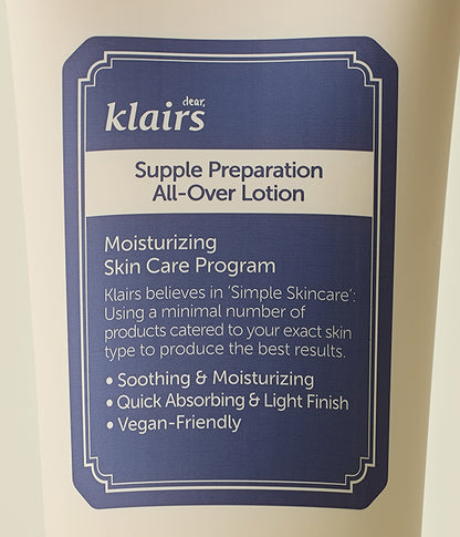 Dear Klairs Supple Preparation All-Over Lotion 250ml product image 7