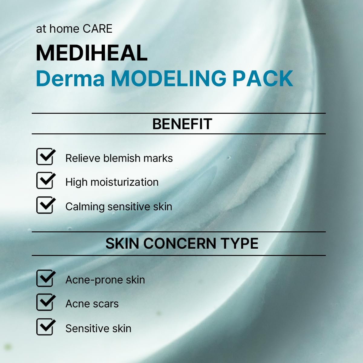Mediheal Derma Modeling Pack Madecassoside Blemish (Ampoule 2ml+ Powder 28g) product image 5