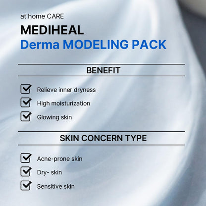 Mediheal Derma Modeling Pack Hyaluronate Moisture (Ampoule 2ml+ Powder 28g) product image 5