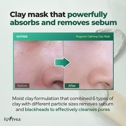 Isntree Mugwort Calming Clay Mask 100ml product image 2