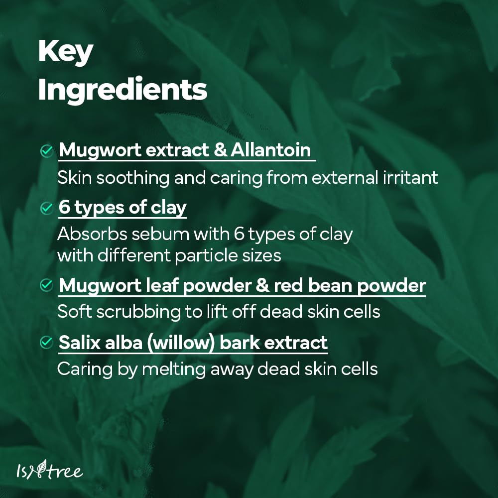 Isntree Mugwort Calming Clay Mask 100ml product image 9