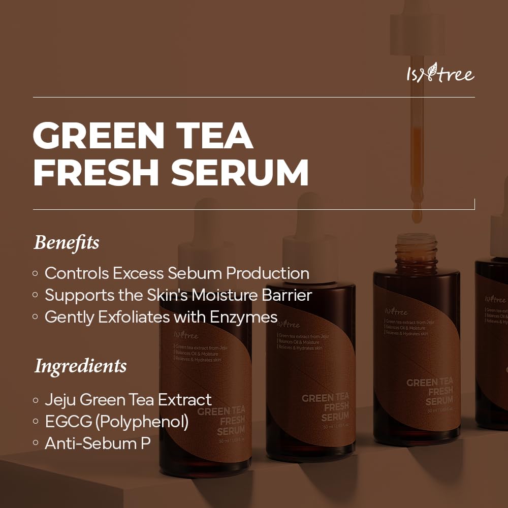 Isntree Green Tea Fresh Serum 50ml product image 4