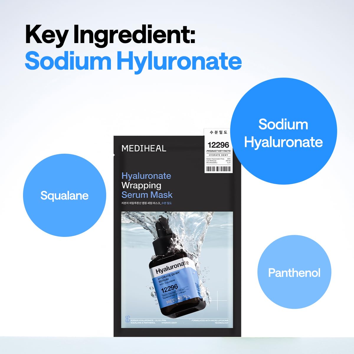 Mediheal Hyaluronate Wrapping Serum Mask Hydrate Dewy 10ea product image 6