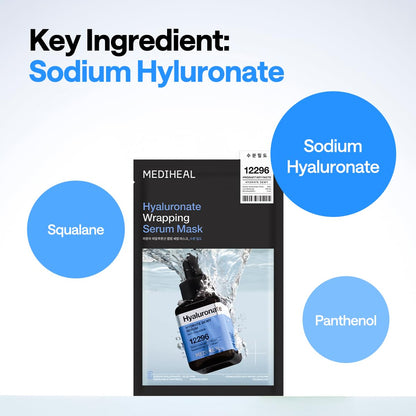 Mediheal Hyaluronate Wrapping Serum Mask Hydrate Dewy 10ea product image 6