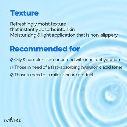 Isntree Ultra-Low Molecular Hyaluronic Acid Toner 300ml product image 6