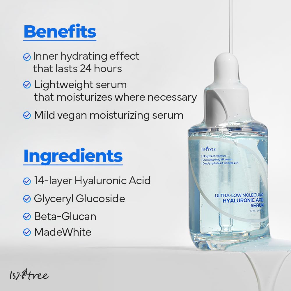 Isntree Ultra-Low Molecular Hyaluronic Acid Serum 50ml product image 3