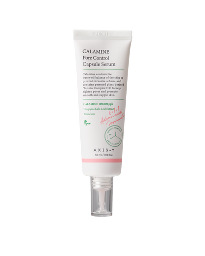 AXIS-Y CALAMINE Pore Control Capsule Serum 50ml product packaging