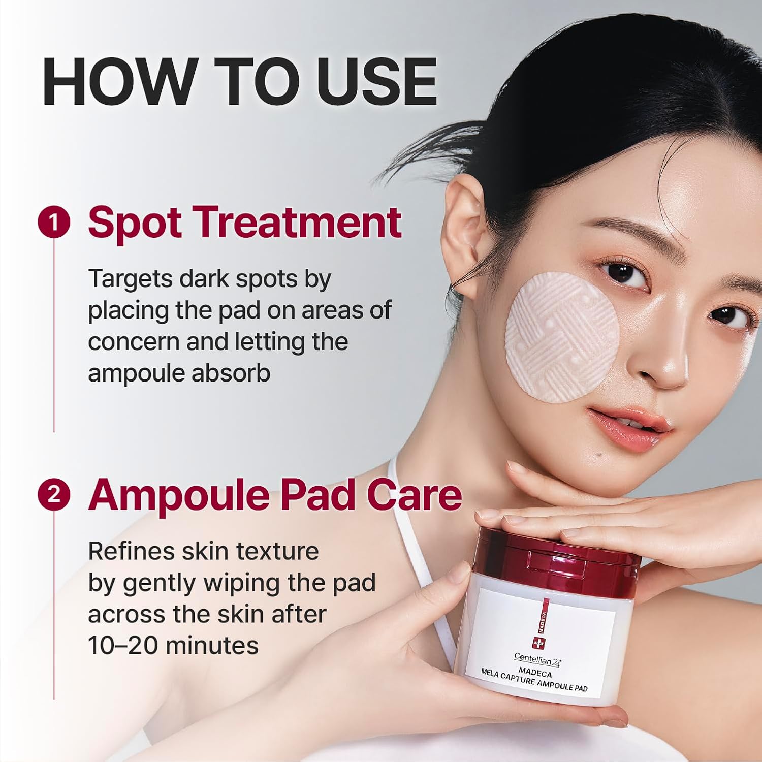 Centellian24 Madeca Mela Capture Ampoule Pad 60pcs — product detail image 7
