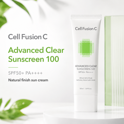 CellFusionC Advanced Clear Sunscreen 100 SPF50+/PA++++ 50ml — product detail image 5