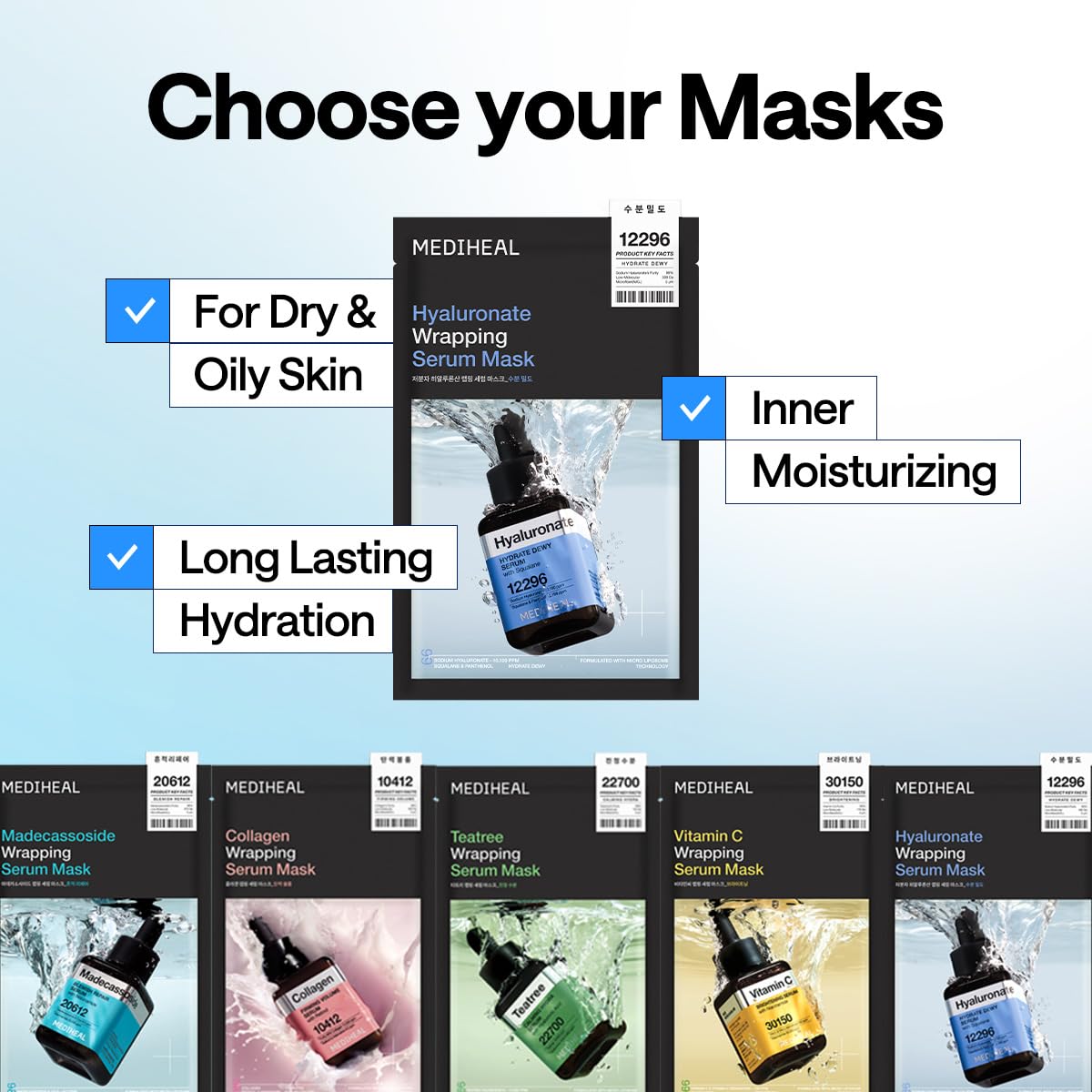 Mediheal Hyaluronate Wrapping Serum Mask Hydrate Dewy 10ea product image 4