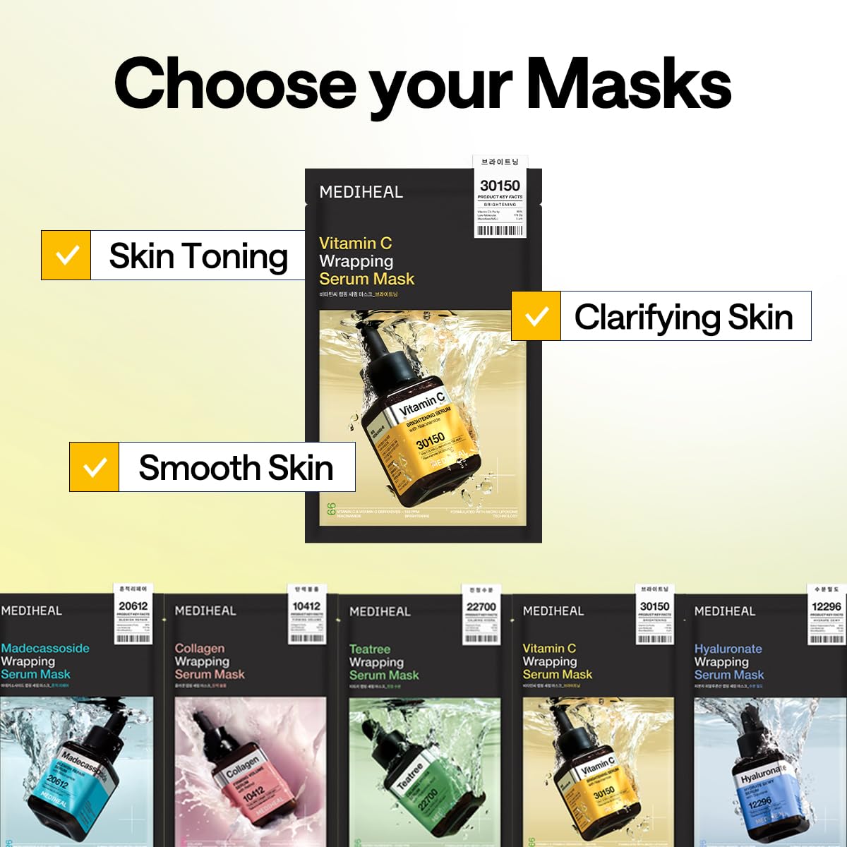 Mediheal Vitamin C Wrapping Serum Mask Brightening 10ea product image 4