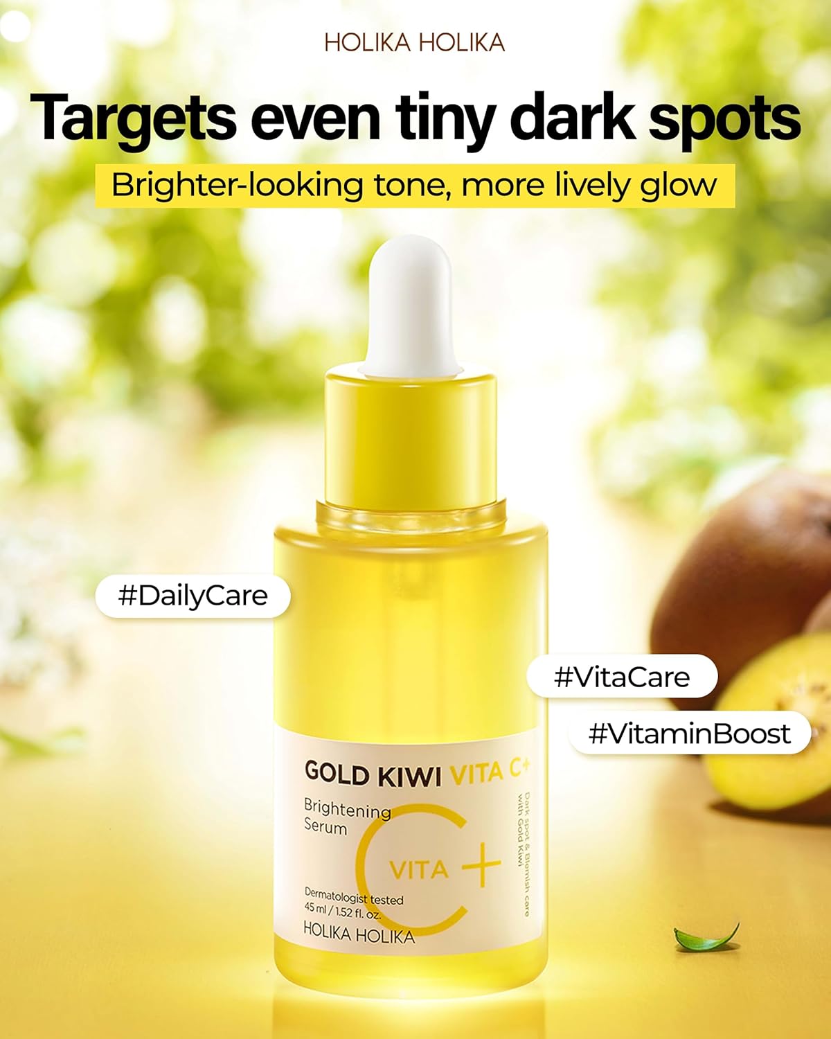 HolikaHolika Gold Kiwi Vita C Plus Brightening Serum 45ml product image 5