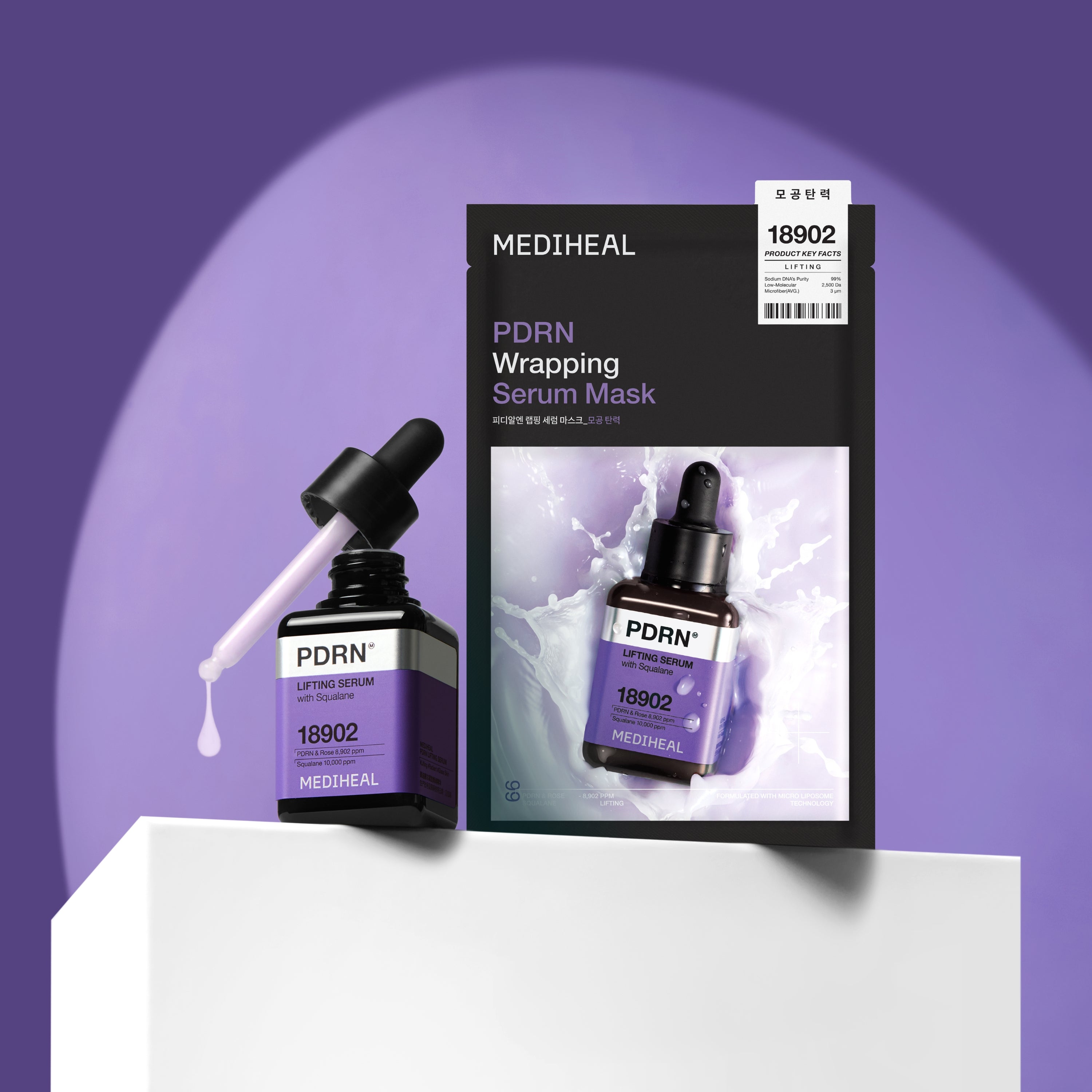 Mediheal PDRN Wrapping Serum Mask Sheet Pore Tightening 10ea product image 4