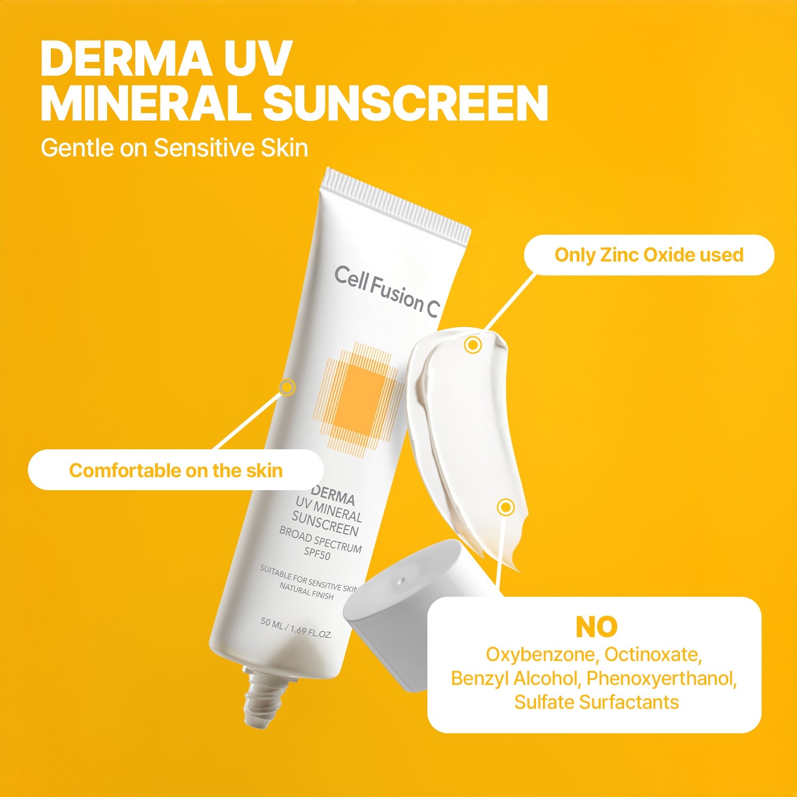 CellFusionC Derma UV Mineral Sunscreen 50ml OTC — product detail image 3