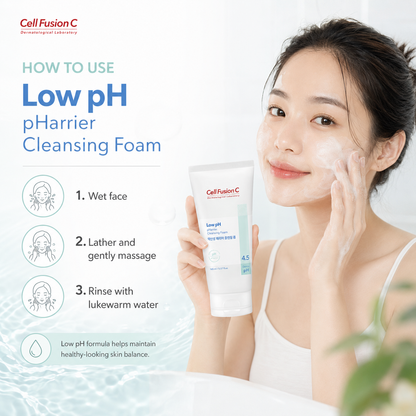 CellFusionC Low ph pHarrier Cleansing Foam - 165ml — product detail image 3