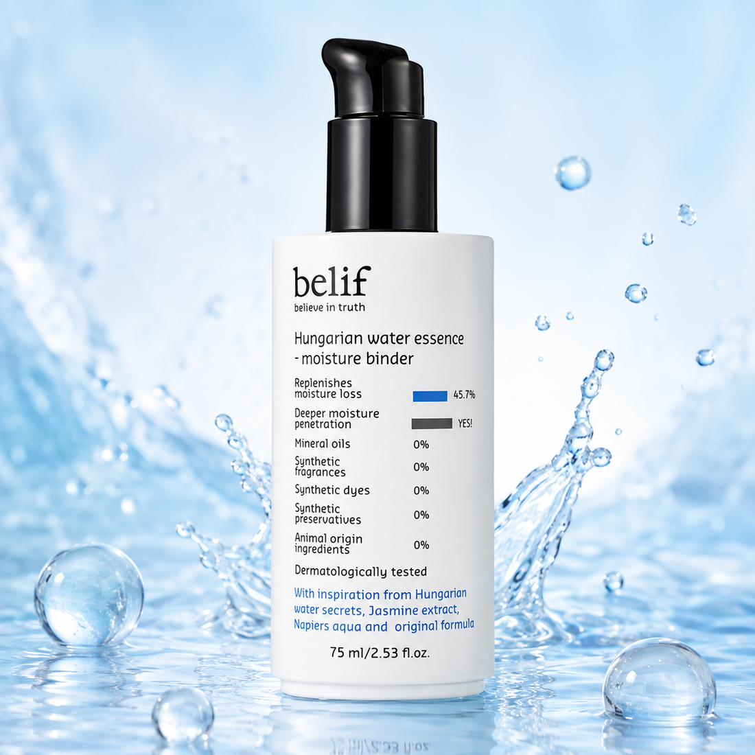 Belif Hungarian Water Essence Moisture Binder 75ml