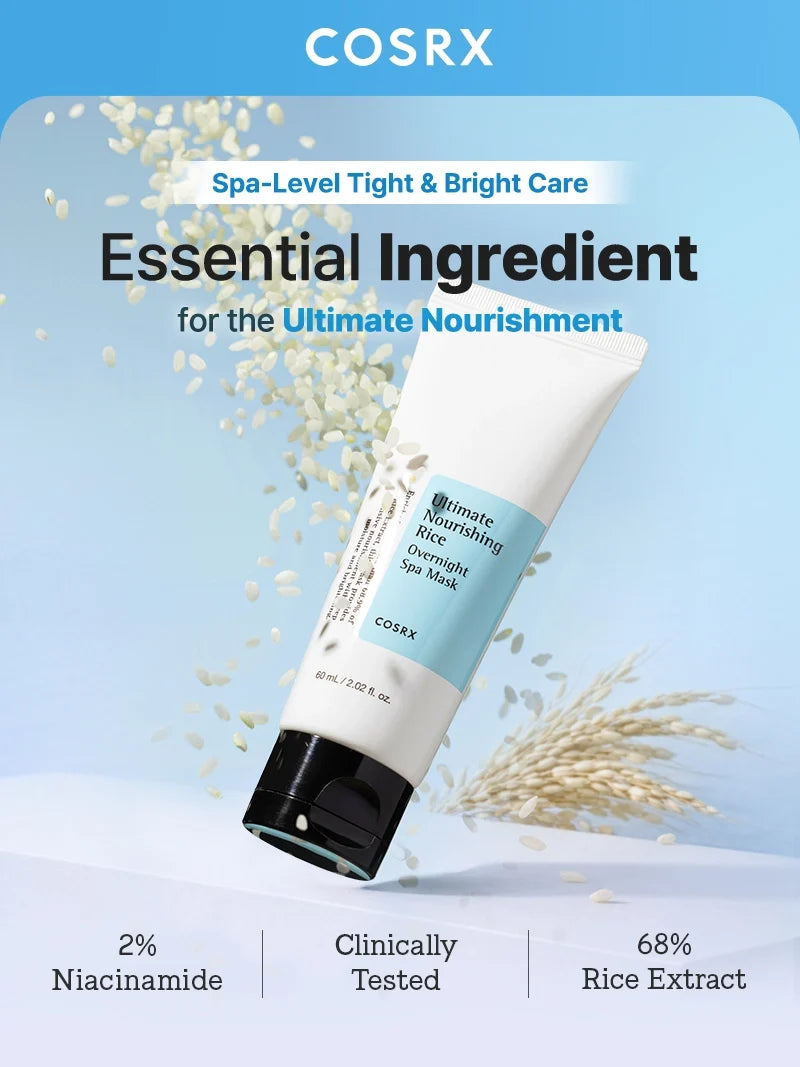 COSRX Ultimate Nourishing Rice Overnight Spa Mask 60ml — product detail image 2