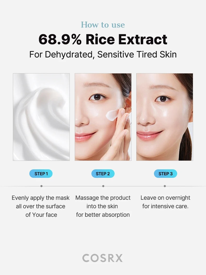 COSRX Ultimate Nourishing Rice Overnight Spa Mask 60ml — product detail image 5