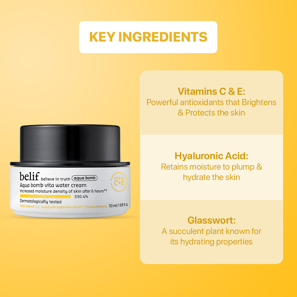 Belif Aqua Bomb Vita Water Cream 50ml product image 3