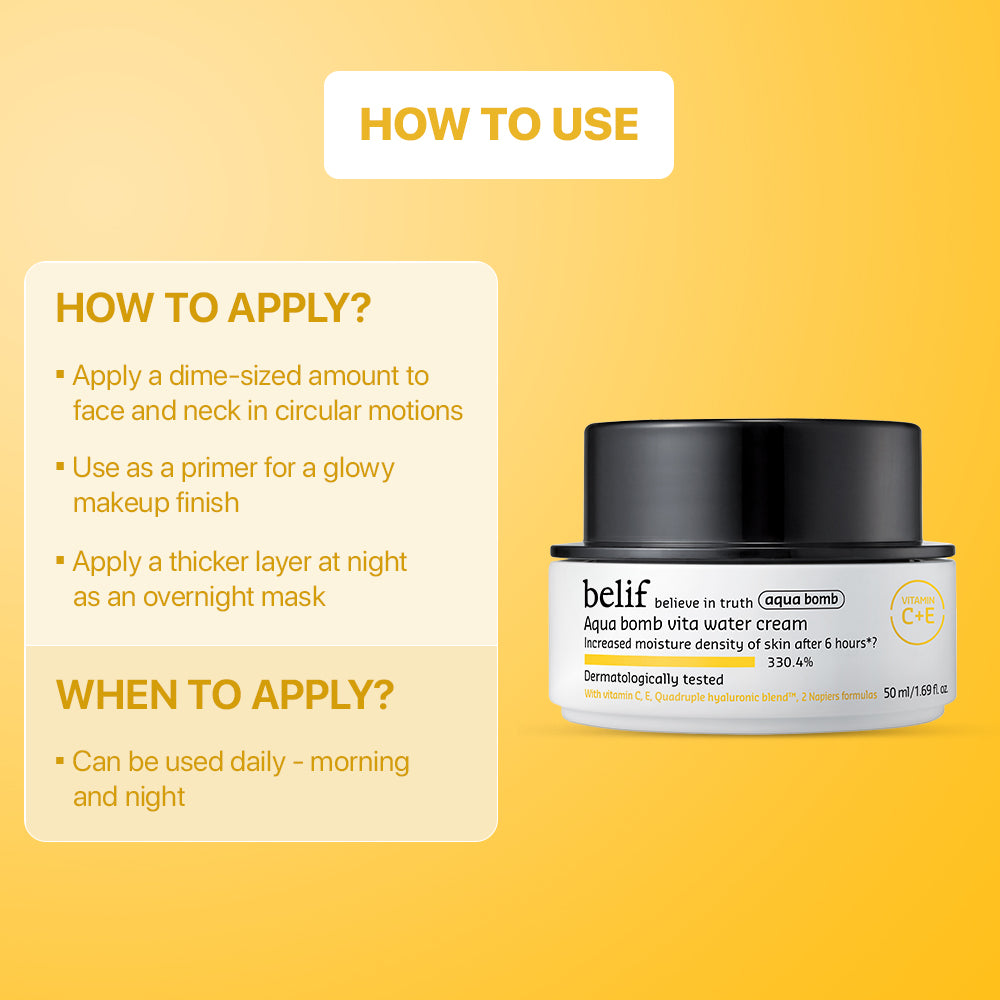 Belif Aqua Bomb Vita Water Cream 50ml product image 4
