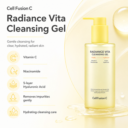 CellFusionC Radiance Vita Cleansing Gel 200ml — product detail image 4