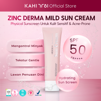 KAHI Zinc Derma Mild Sun Cream SPF 50+ PA++++ 50ml product image 2